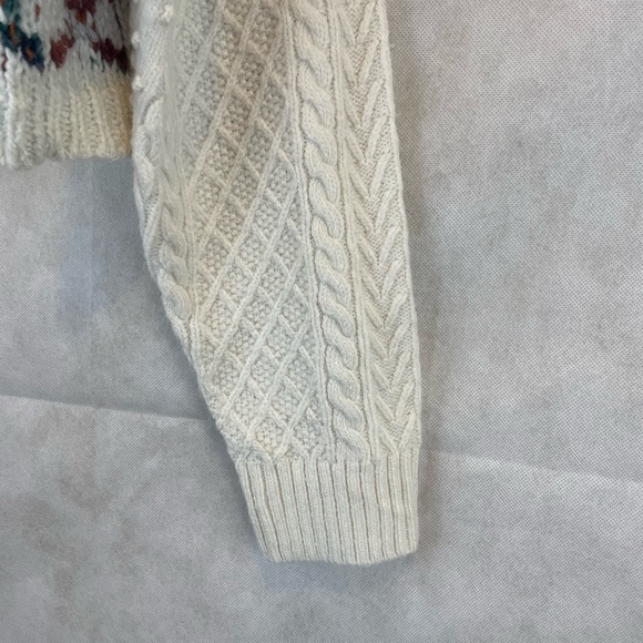 Anthropologie | Daily Practice Multicoloured Wool Cropped Sweater Size S/XS - Picture 8 of 13